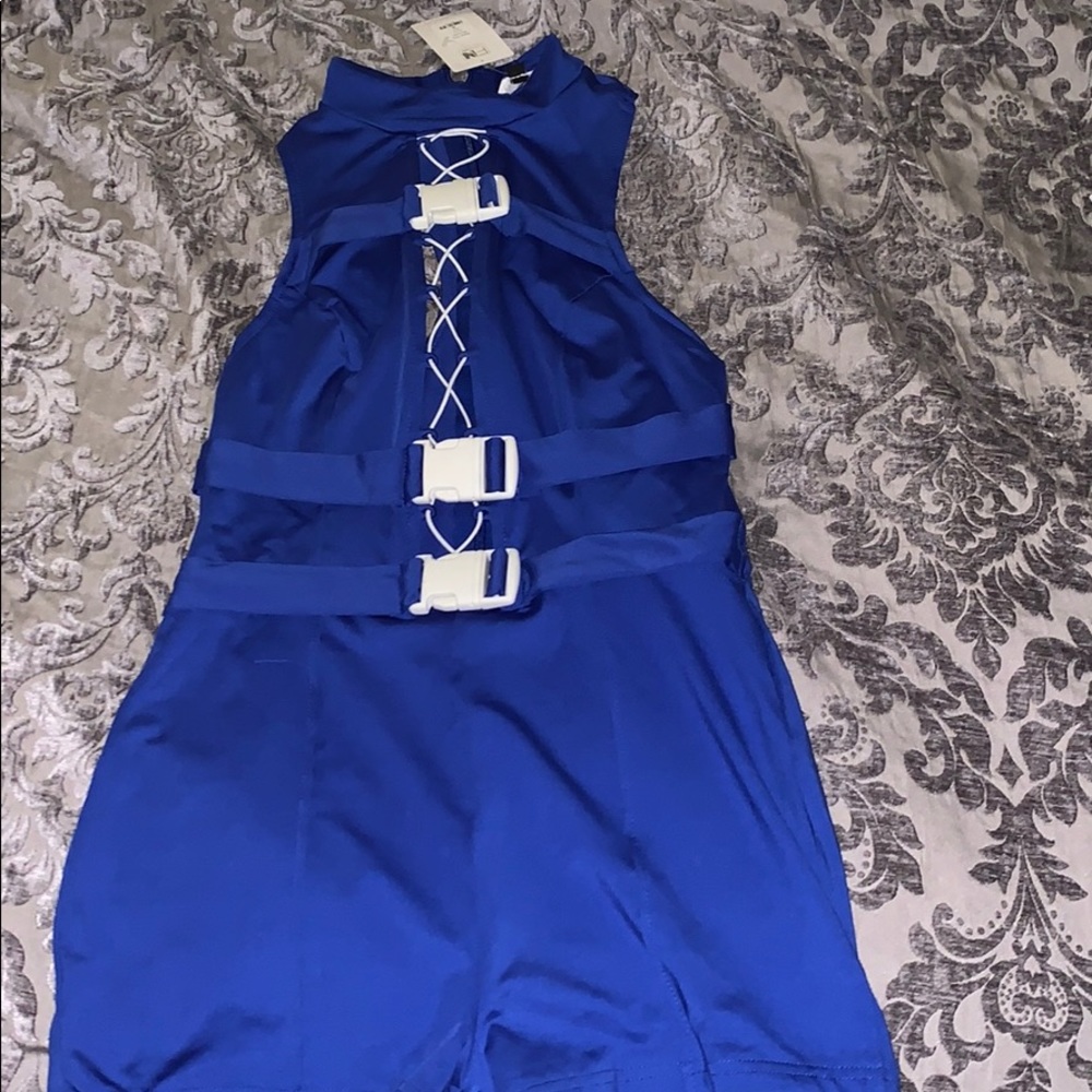 Blue romper